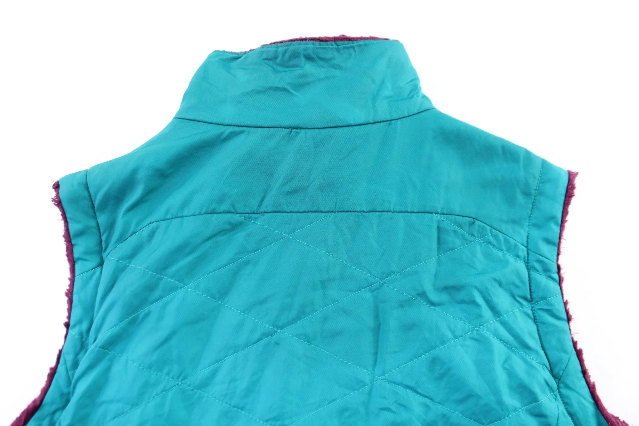 Women's The North Face Purple & Aqua Reversible Zip Up Jacket