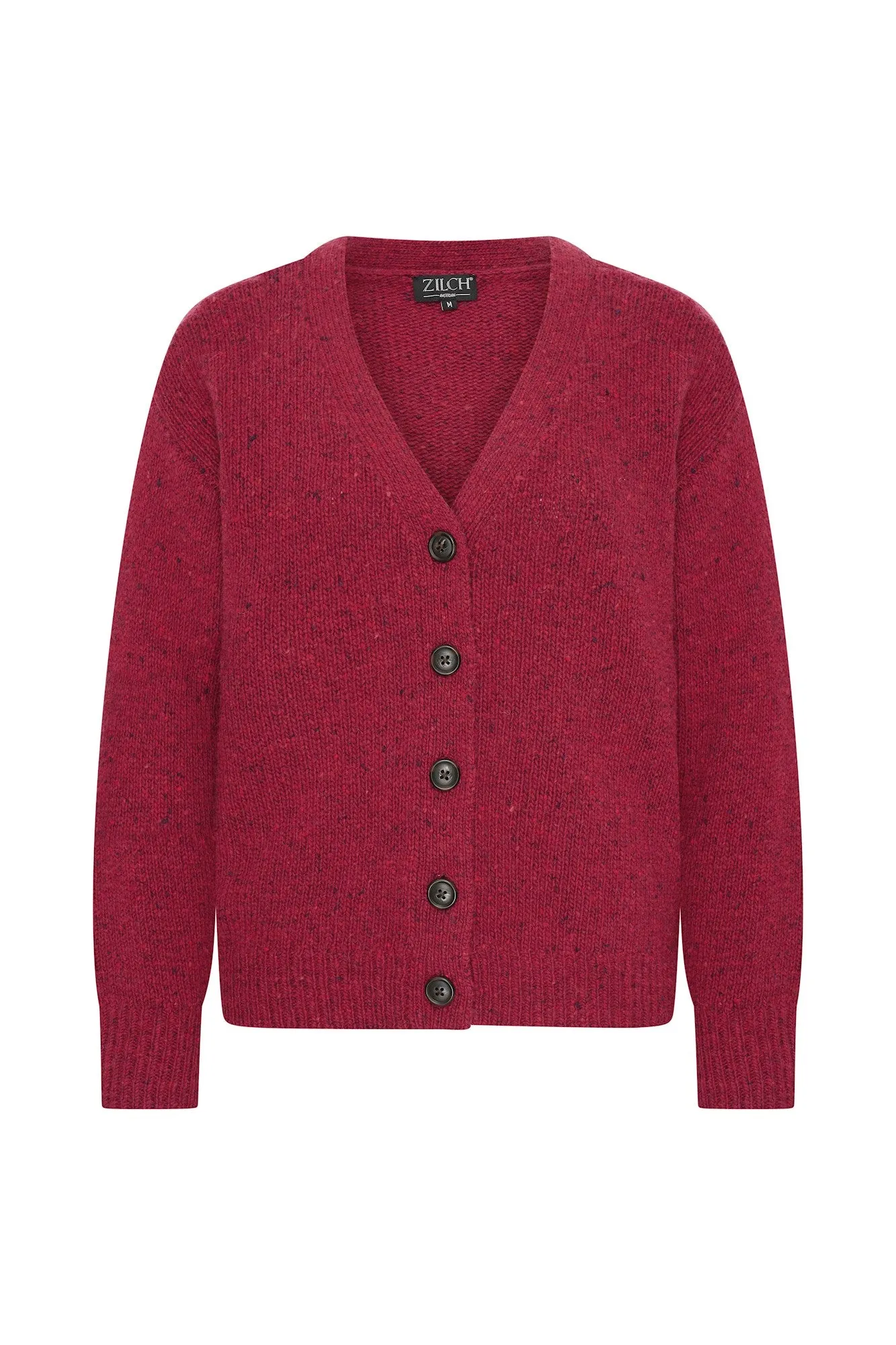 Zilch cardigan V neck lipstick